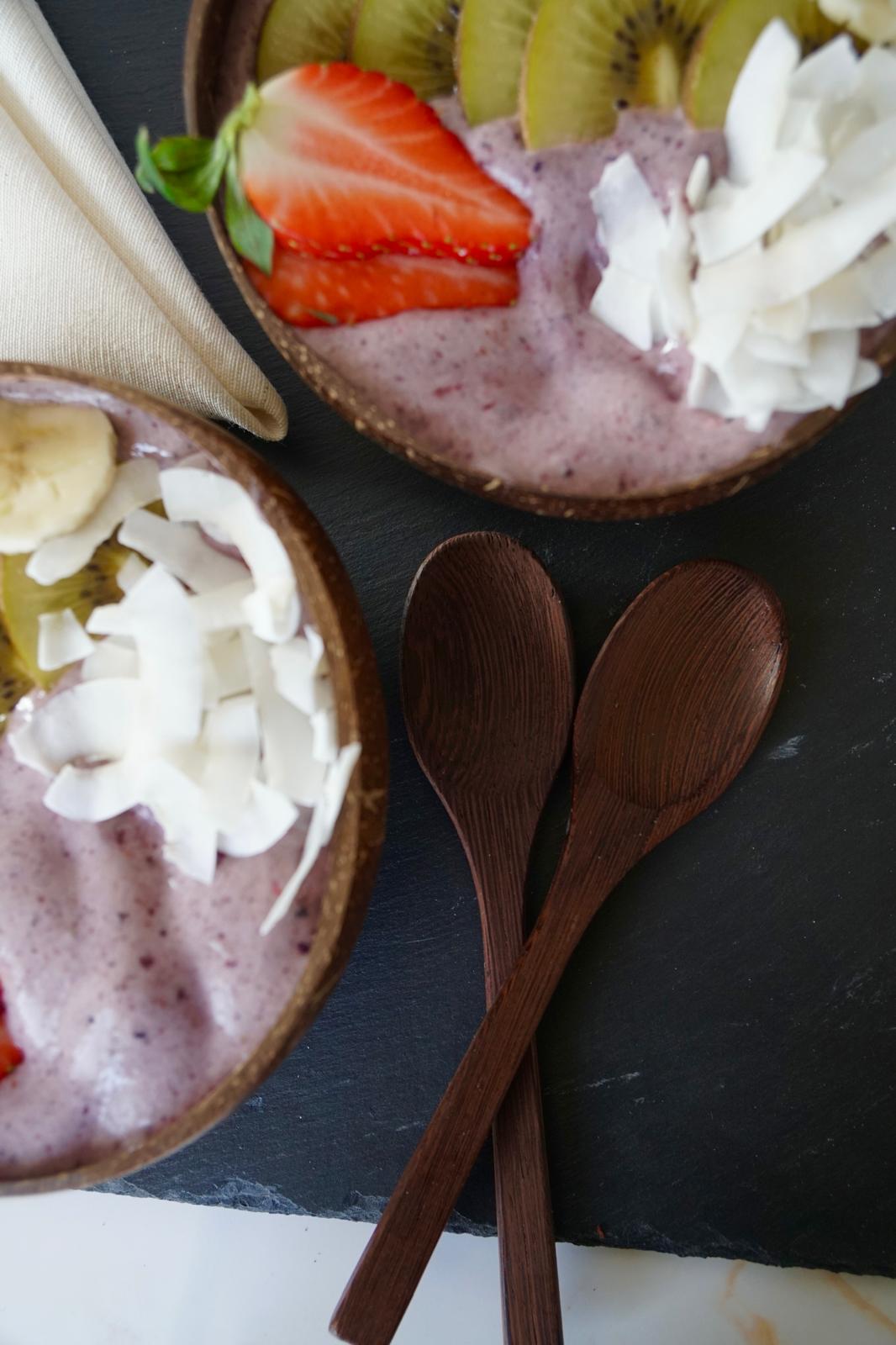 Açai bowl met aardbei